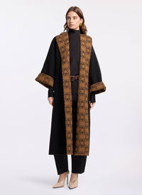 Reversible Monogram Wool Coat
