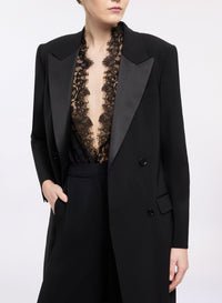 Cady Coat with Sequin Lining