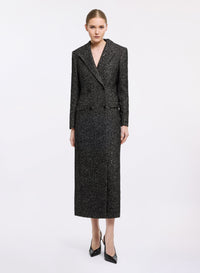 Check Lurex Coat