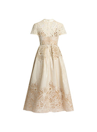 Sequin Embroidered Midi Dress