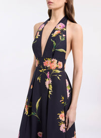 Printed Cotton Long Dress