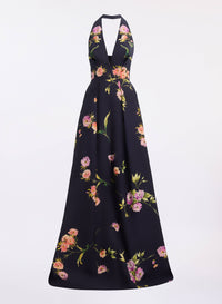 Printed Cotton Long Dress