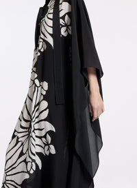 Printed Silk Kaftan