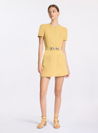 Elephant Buckle Short Dress