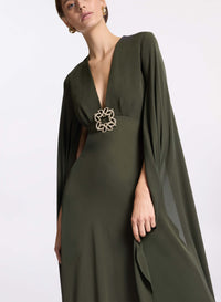 Embellished Silk Dress