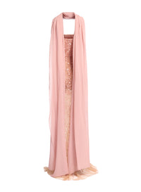 Bead Embroidered Strapless Dress