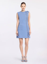 Lace Up Cady Short Dress
