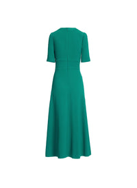 Lace Up Cady Midi Dress