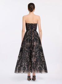 Sequin Embroidered Tulle Dress