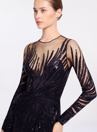 Embroidered Long Dress