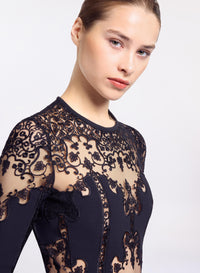 Cady and Lace Long Dress