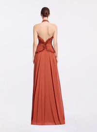 Silk Long Dress