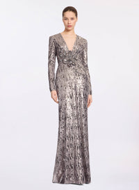 Long Sequin Dress