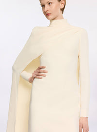 Asymmetrical Cape Cady Dress