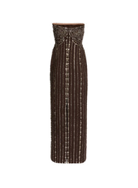 Stud Embellished Corset Dress