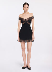 Off-The-Shoulder Short Dress