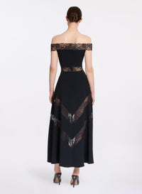 Off-The-Shoulder Midi Dress