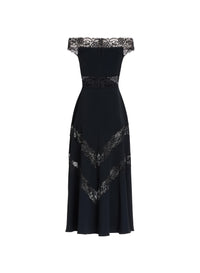 Off-The-Shoulder Midi Dress