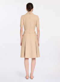 Gabardine Midi Dress