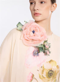 Printed Chiffon Kaftan