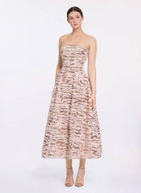 Strapless Midi Dress