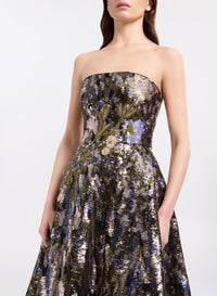 Sequin Embroidered Gown