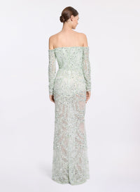 Bead Embroidered Gown