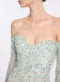 Bead Embroidered Gown