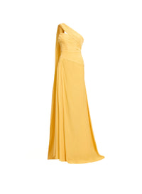 One-Shoulder Silk Dress