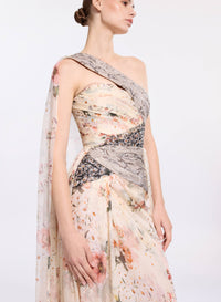 Floral Print Long Dress