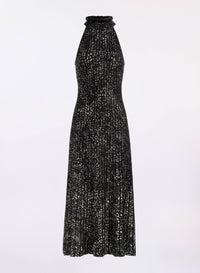 Halter Neck Knit Dress