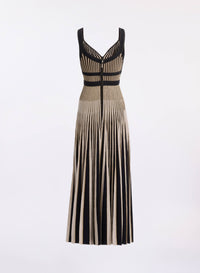 Golden Knit Lurex Dress