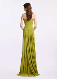Strapless Silk Long Dress (PP)