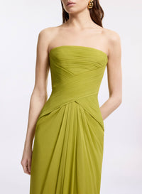 Strapless Silk Long Dress (PP)