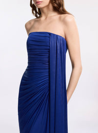 Strapless Draped Dress
