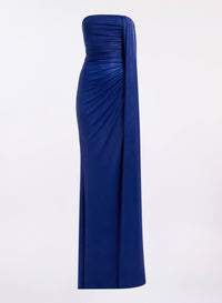Strapless Draped Dress