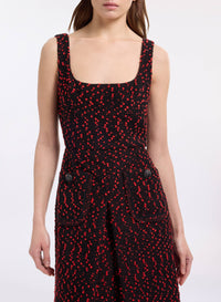 Tweed Midi Dress