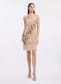 Bead Embroidered Lace Dress