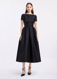 Brocade Midi Dress