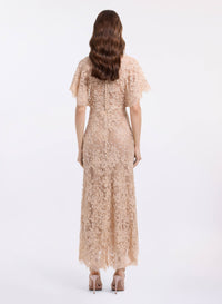 Bead Embroidered Lace Dress