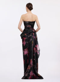 Floral Organza Midi Dress