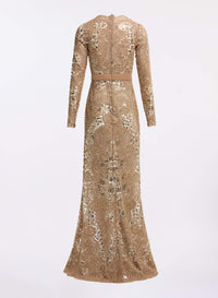 Sequin Embroidered Tulle Dress