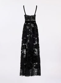 Sequin Embroidered Long Dress (PP)