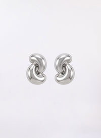 Silver Spiral Earrings