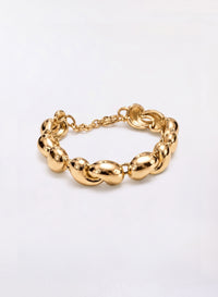 Gold Spiral Bracelet