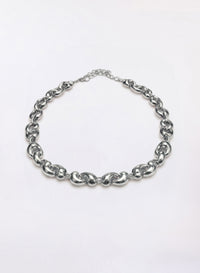 Silver Spiral Necklace