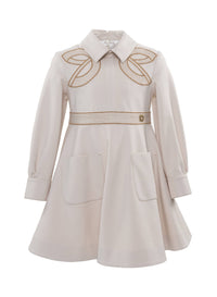 Knit Embroidered Dress