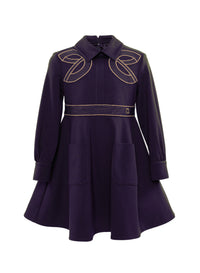 Knit Embroidered Dress