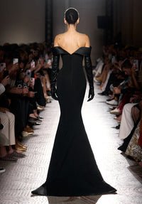 ELIE SAAB HAUTE COUTURE AW24-25 LOOK 1 BACK IMAGE