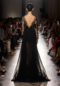 ELIE SAAB HAUTE COUTURE AW24-25 LOOK 10 BACK IMAGE